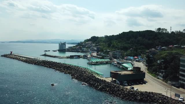 Mukhohang Port / Mukho-dong, dongha -si, Gangwon-do，韩国视频素材