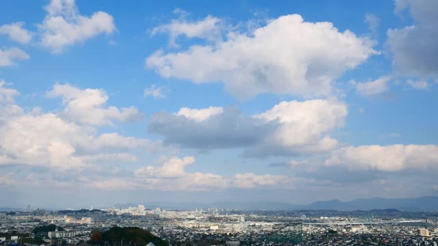 日本福冈市的风景视频素材