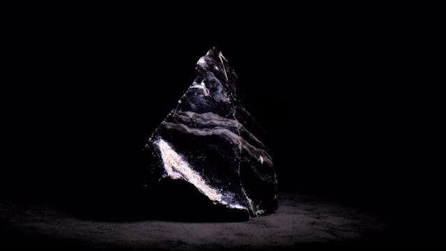 黑曜石的岩石视频素材
