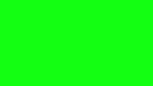 绿色屏幕上箭头标志的动画视频素材