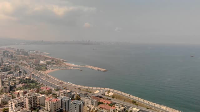 黎巴嫩巴耶的无人机拍摄视频下载