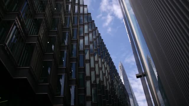 时光流逝:伦敦的碎片视频素材