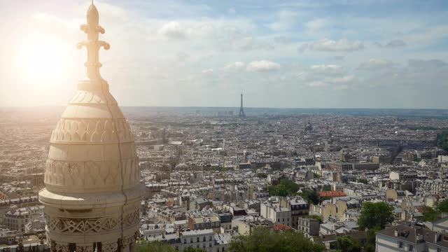 从巴黎的Sacre course，时间流逝视频下载