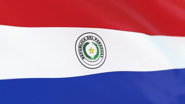巴拉圭国旗环视频下载