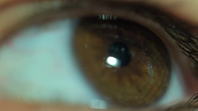 人类的眼睛视频素材