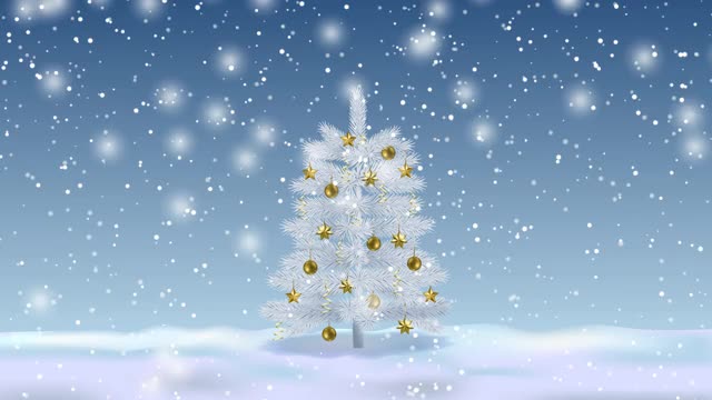 圣诞和新年寒假无缝动画视频素材