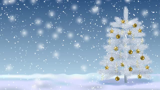 圣诞和新年寒假无缝动画视频素材
