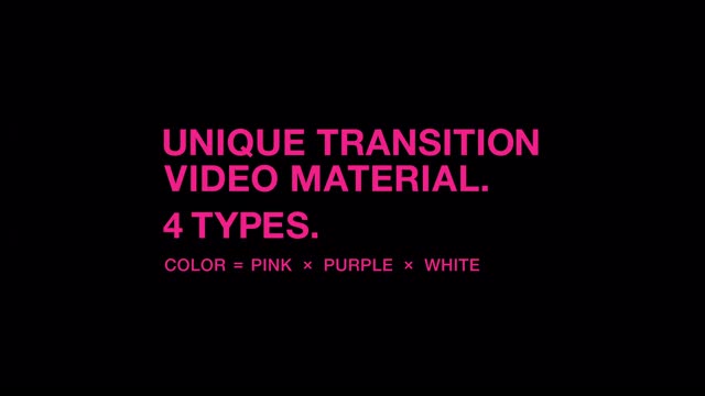 粉色和紫色令人印象深刻的流行动画。时尚的转换。包含4种类型的动画。视频下载
