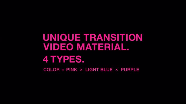 一个令人印象深刻的霓虹色彩的视频。时尚的转换。包含4种类型的动画。视频下载