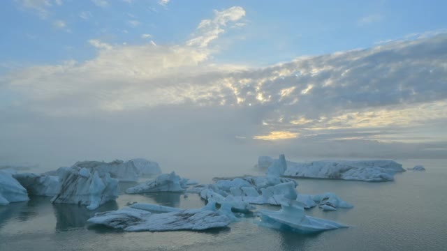冰川泻湖，Jökulsarlon，奥地利，冰岛视频素材