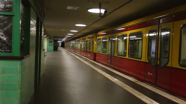 德国柏林禁止火车，4k视频素材