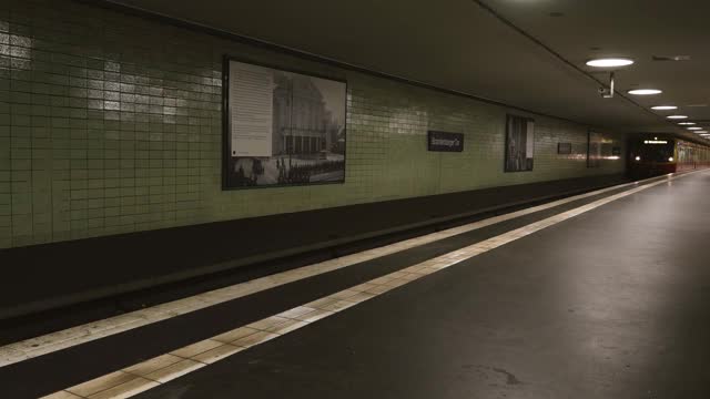 德国柏林禁止火车，4k视频素材