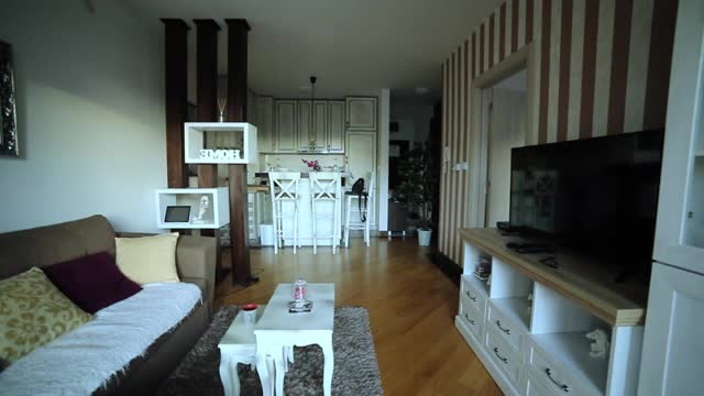 现代公寓客厅视频素材