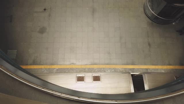 交通-地铁站-高角度视角-超级影像视频素材
