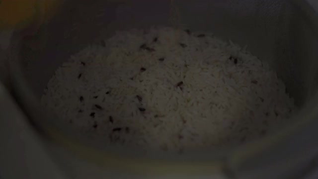 煮好的米饭视频素材