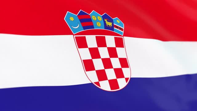 克罗地亚的旗帜视频下载