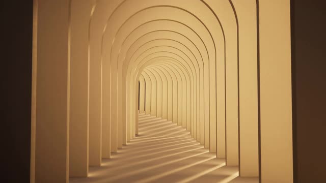 抽象的背景，无尽的木拱隧道视频下载