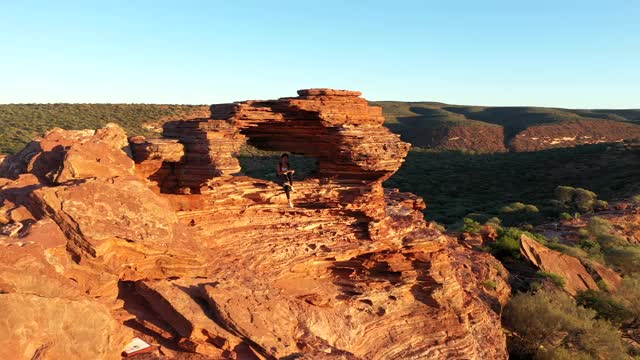 Kalbarri西澳大利亚-无人机4K视频素材