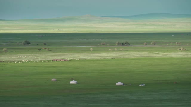 中亚大草原的氛围视频下载