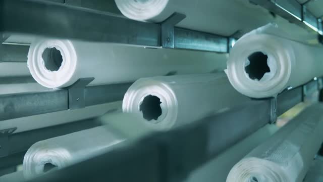 工厂的机制是重新定位纸卷视频素材