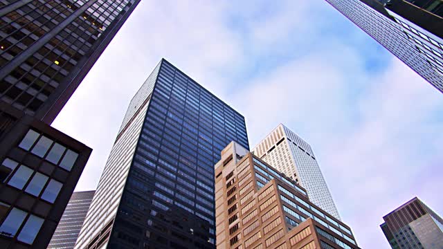 金融大厦。天际线。纽约视频素材