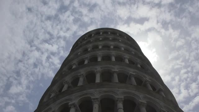 意大利著名的比萨斜塔视频下载