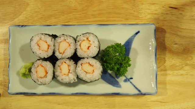 日式料理的概念视频素材