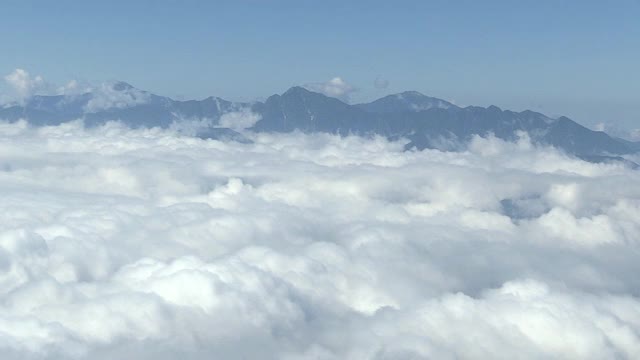 来自日本长野Yatsugatake山的南阿尔卑斯山视频下载