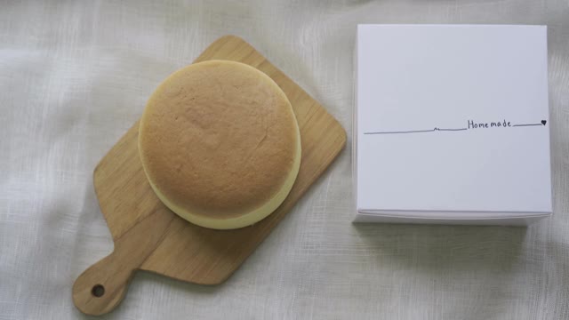 日本芝士Cake.Homemade。视频素材