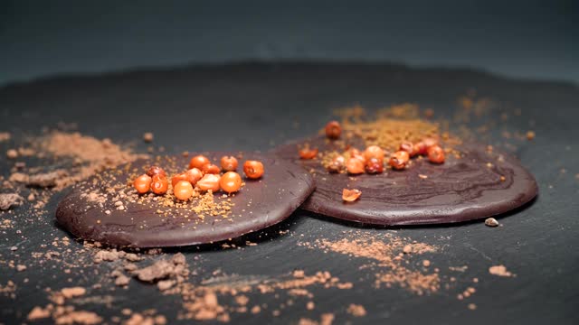 生素食食品有机自制辣巧克力饼干视频下载