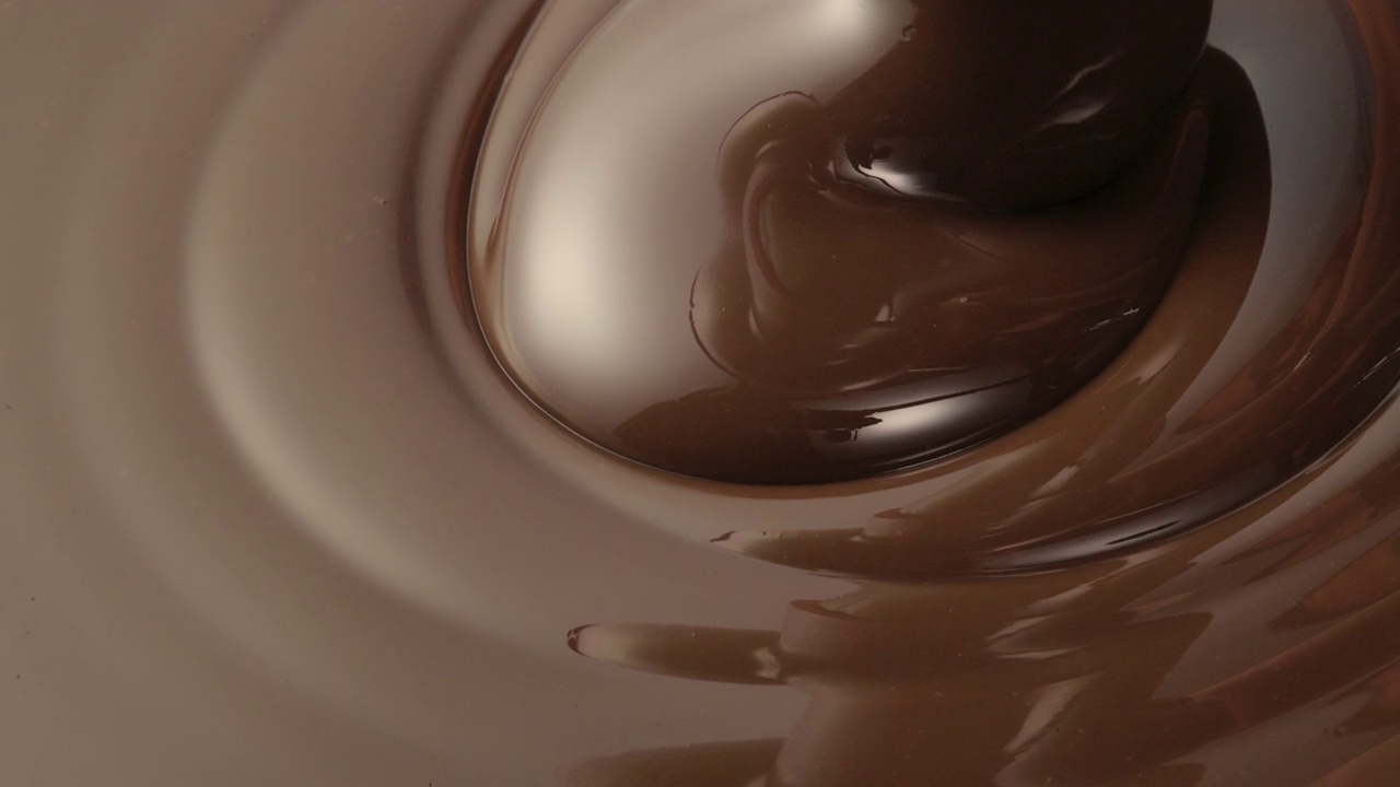巧克力流视频素材