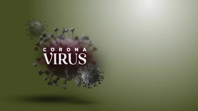 4 k冠状病毒的背景视频下载