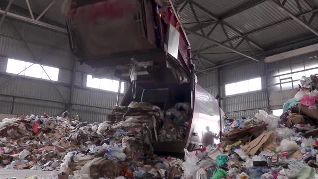 生活垃圾处理厂视频素材