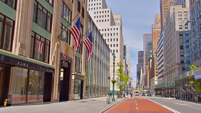 曼哈顿的街道。纽约视频素材