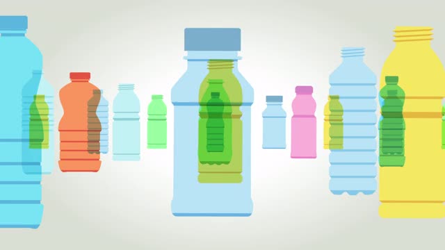 塑料饮料瓶动画视频下载