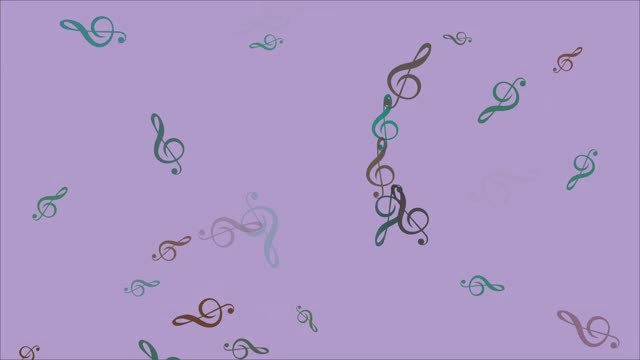4K抽象可循环飞行音乐的紫色背景视频素材