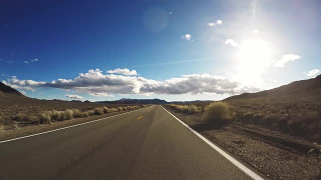 在内华达州的路上视频素材