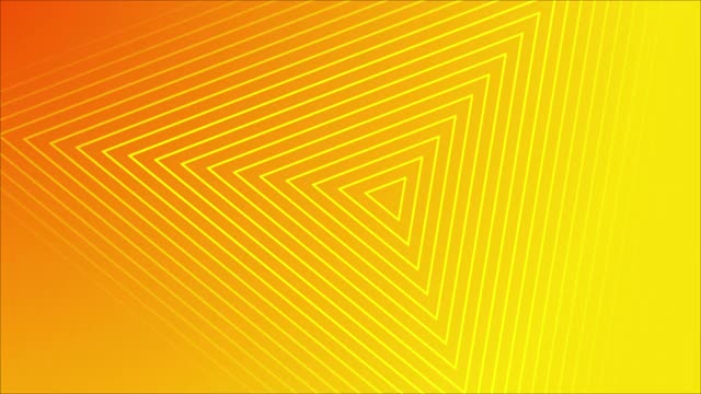 4k抽象波三角形黄橙色背景视频下载