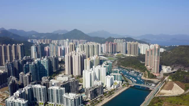 上图为中国香港将军澳住宅视频素材