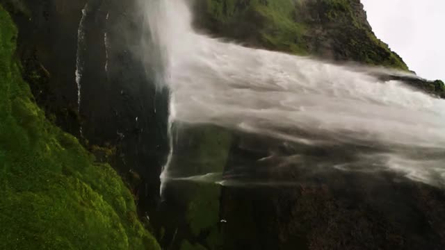 冰岛的瀑布视频素材