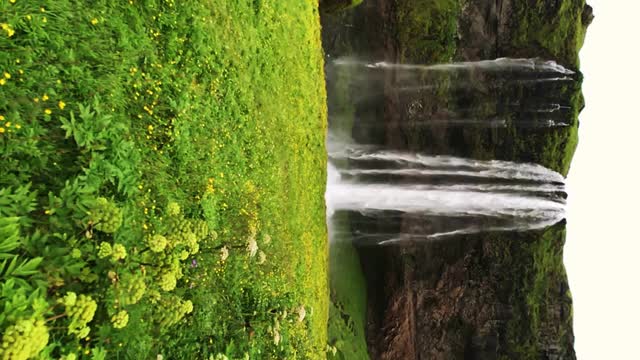 冰岛的瀑布视频素材