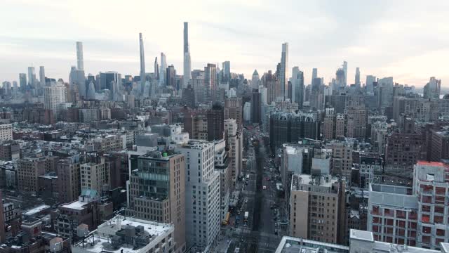 纽约日落拍摄视频素材