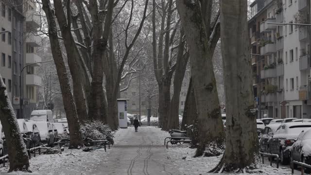 德国阴天下雪视频下载