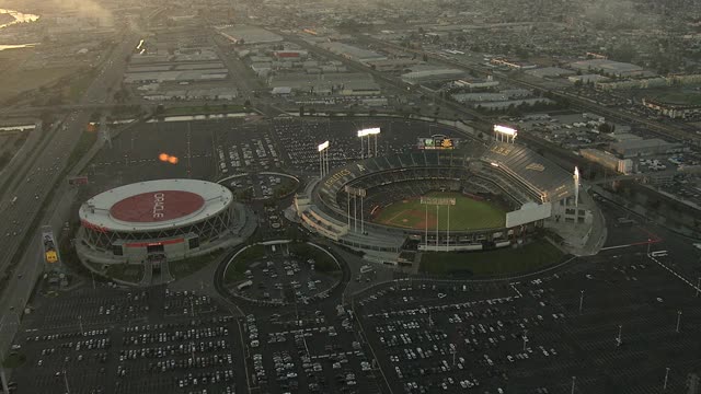 美国旧金山加利福尼亚美国棒球体育场视频下载