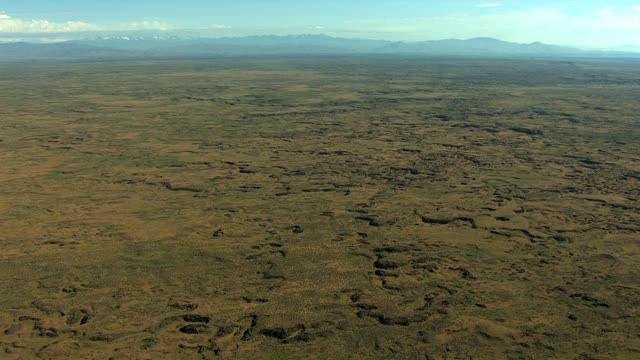 美国爱达荷州航空沙漠自然景观荒野视频素材