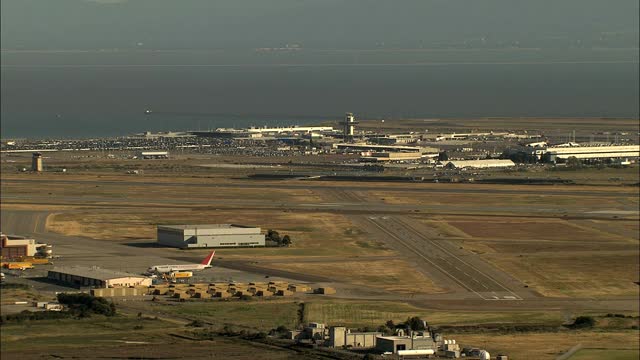 美国加州机场奥克兰商业城市视频下载