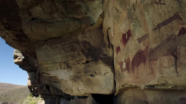 从古代绘画到南非山水视频素材