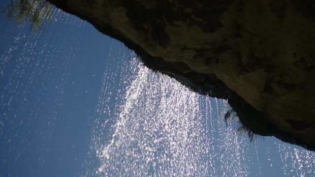 序列显示瀑布，南非视频素材
