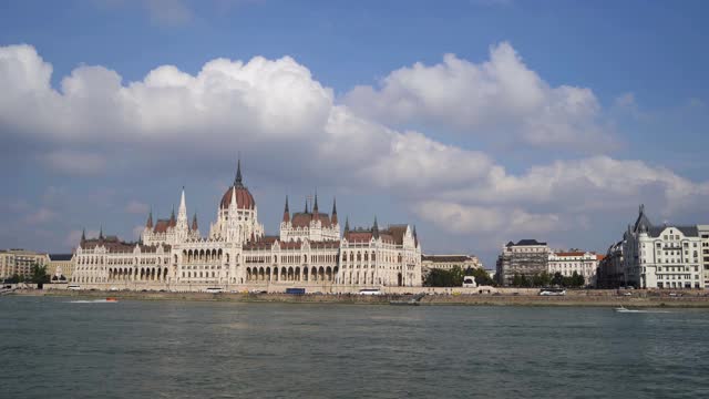 布达佩斯的匈牙利议会大厦视频下载
