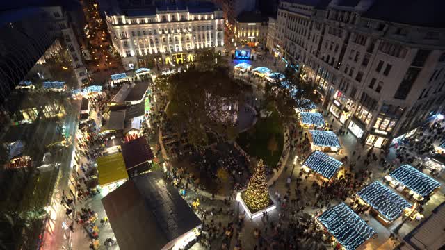 圣诞节在布达佩斯视频素材
